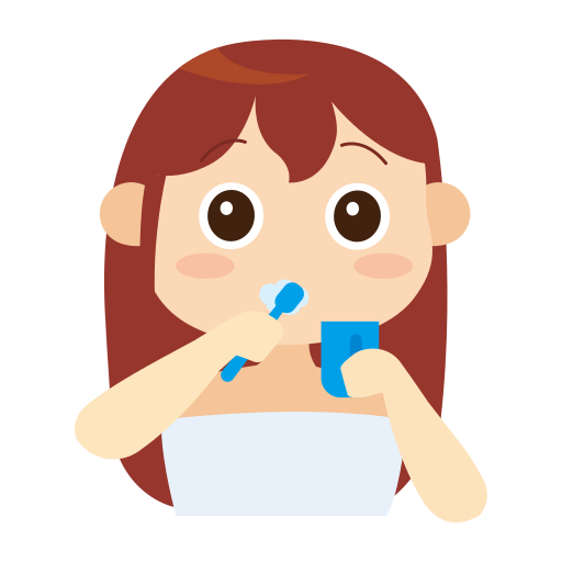 Brush teeth Stickers - Free healthcare and medical Stickers