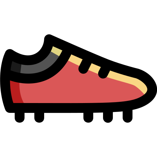 zapato de fútbol icono gratis