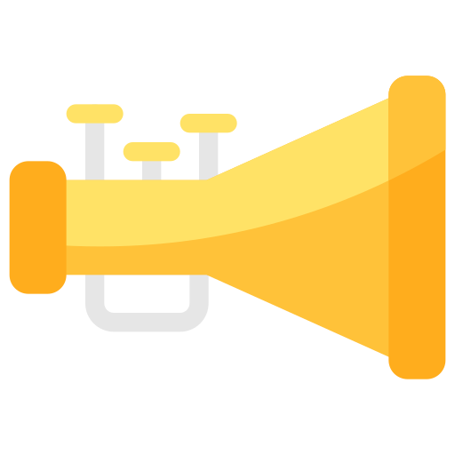 trompeta icono gratis