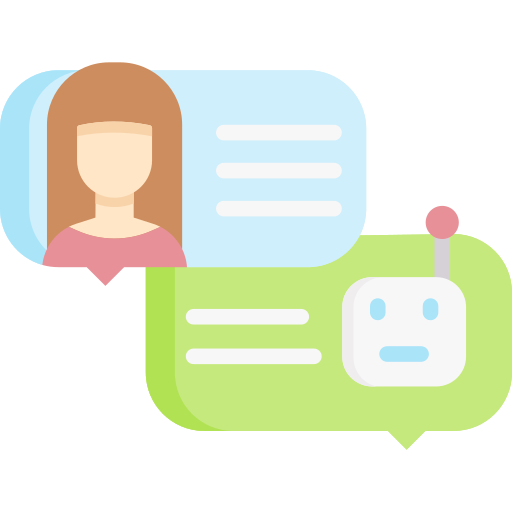 bot conversacional icono gratis