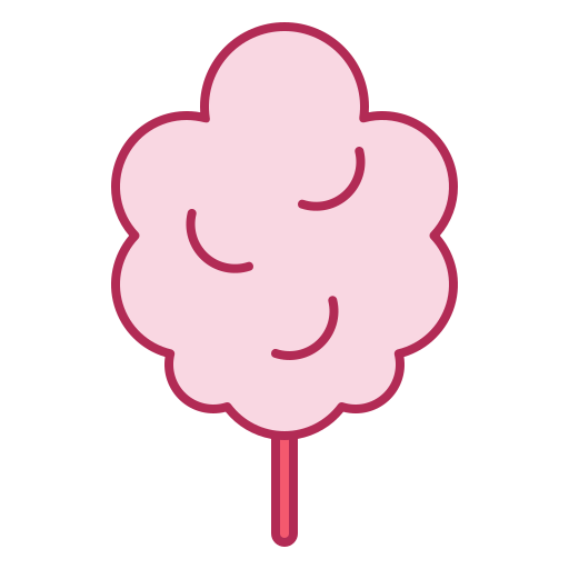 Cotton candy Generic Outline Color icon