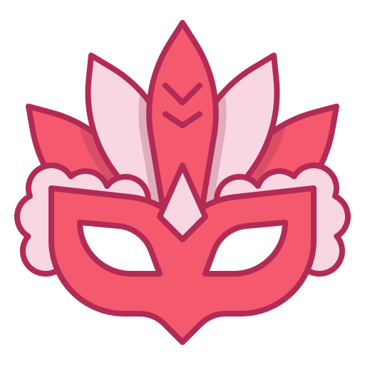 Carnival mask Generic Outline Color icon