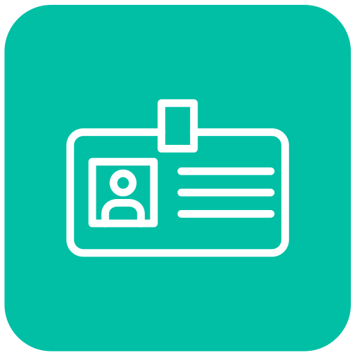 tarjeta de identificación icono gratis