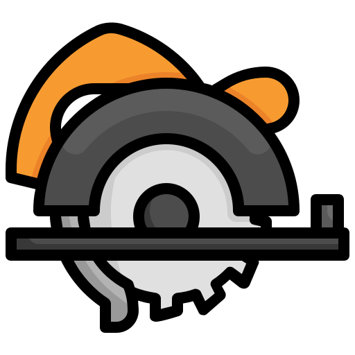 Circular saw icon Generic Outline Color