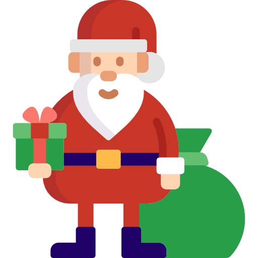 papá noel icono gratis