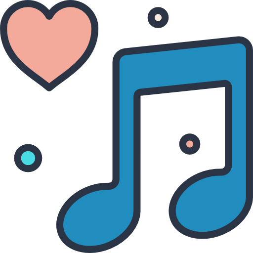 musica romantica icono gratis