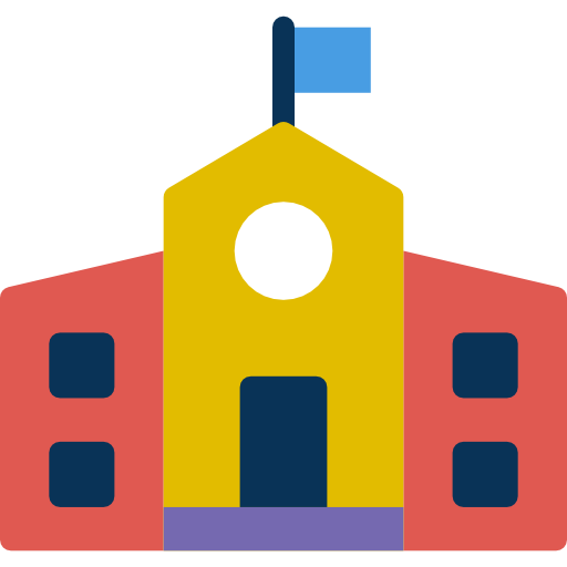 School Stockio Flat icon