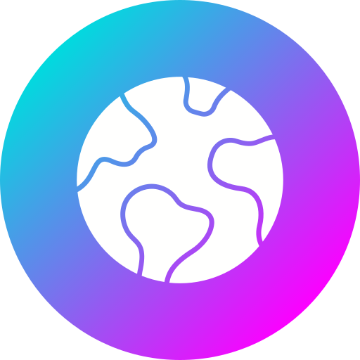 Earth Generic Flat Gradient icon