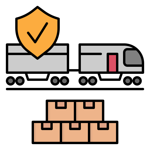Cargo train free icon Cargo train free icon