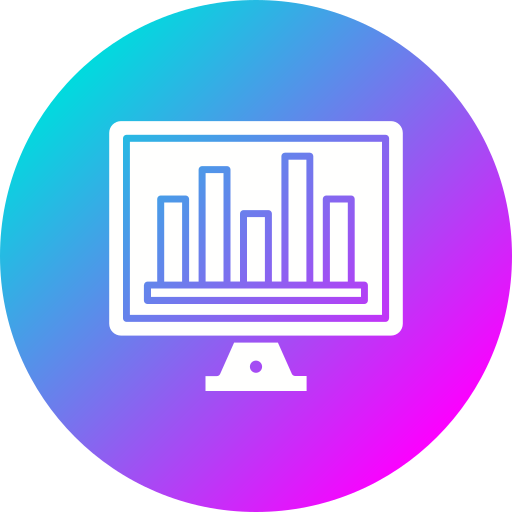 Bar chart Generic Flat Gradient icon