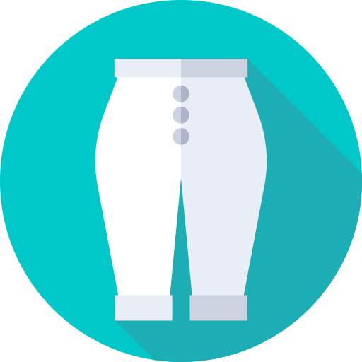 Pants Flat Circular Flat icon