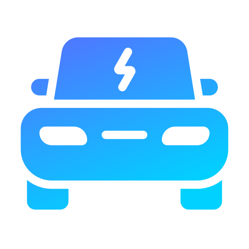 coche eléctrico icono gratis