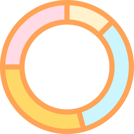 gráfico circular icono gratis