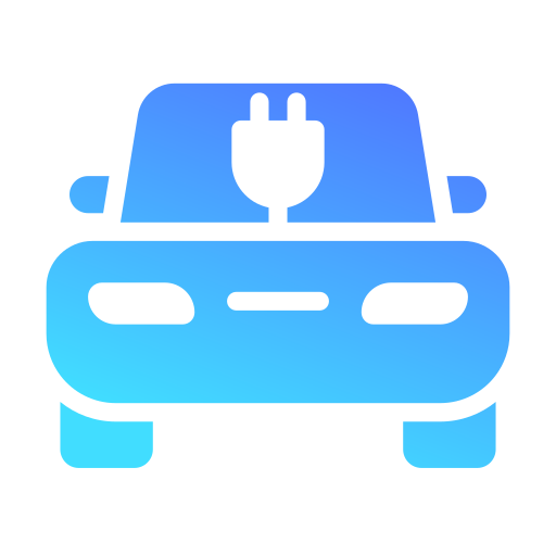 coche eléctrico icono gratis