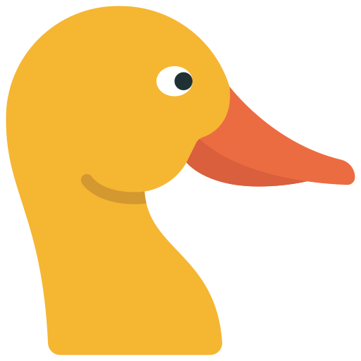 Duck Juicy Fish Flat icon