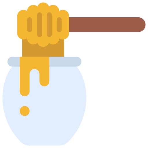 pote de mel grátis ícone
