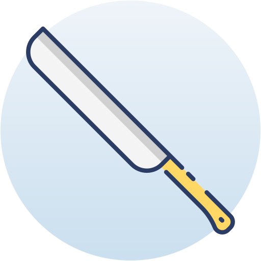 cuchillo para el pan icono gratis