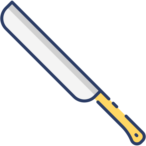 Bread knife Generic Outline Color icon