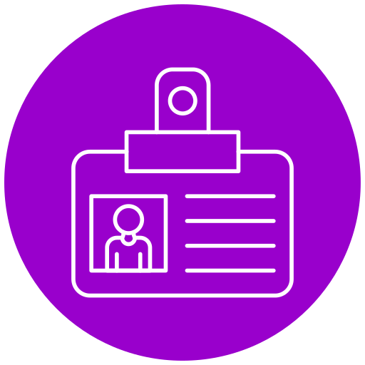 tarjeta de identificación icono gratis