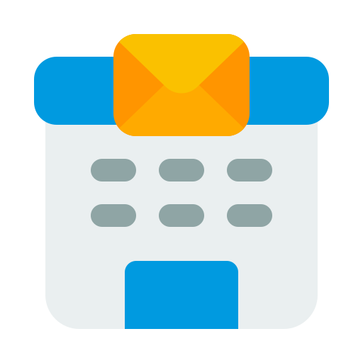 bureau de poste Icône gratuit bureau de poste Icône gratuit