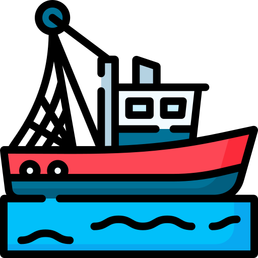 Barco de pesca - Iconos gratis de transporte