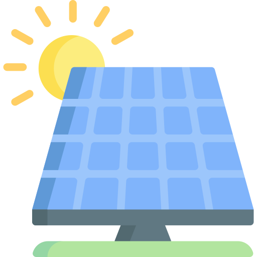 panel solar icono gratis