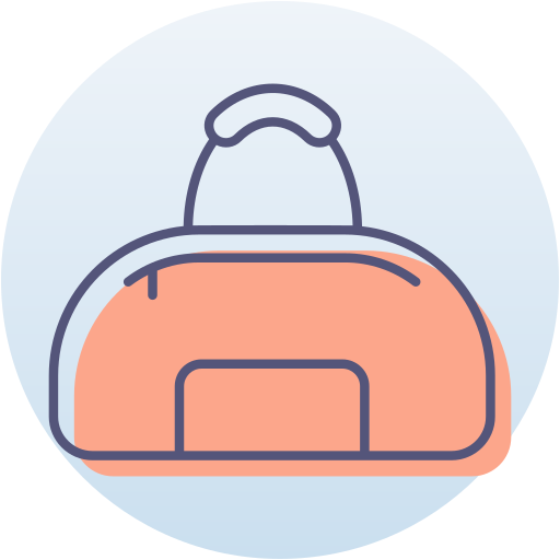 bolsa de deporte icono gratis