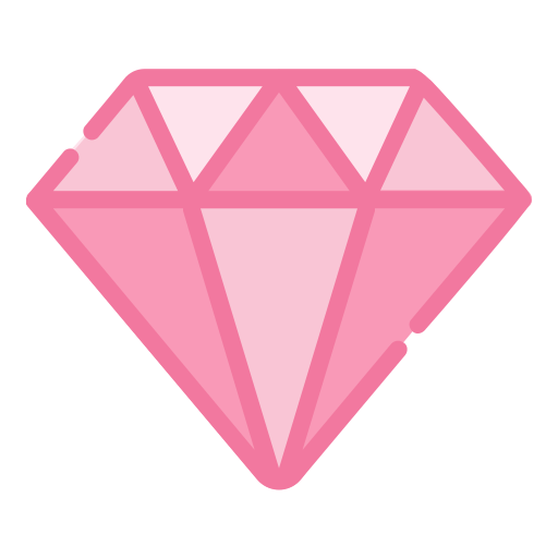 Diamond Generic Outline Color icon