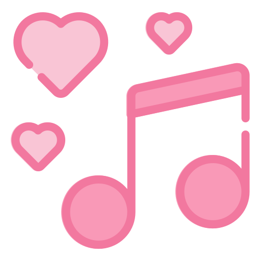 canciones de amor icono gratis