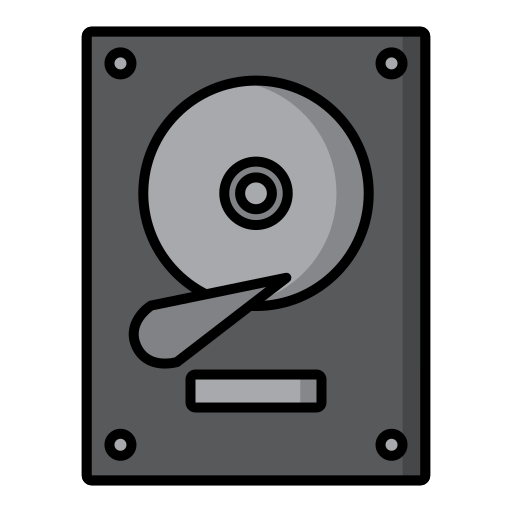 Hard Disk Generic Outline Color Icon