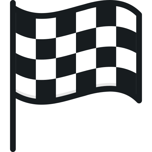 bandeira quadriculada grátis ícone