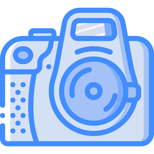 Camera Basic Miscellany Blue icon