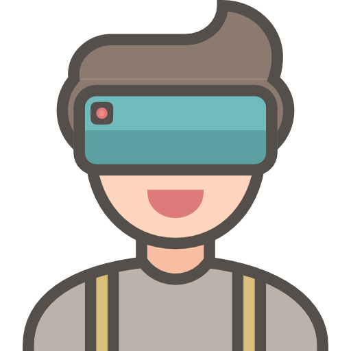 gafas de realidad virtual icono gratis