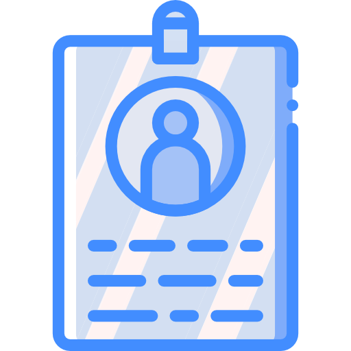 tarjeta de identificación icono gratis