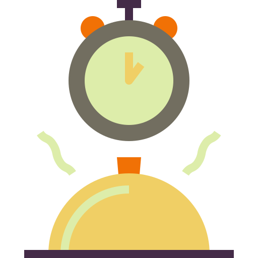 hora de comer icono gratis