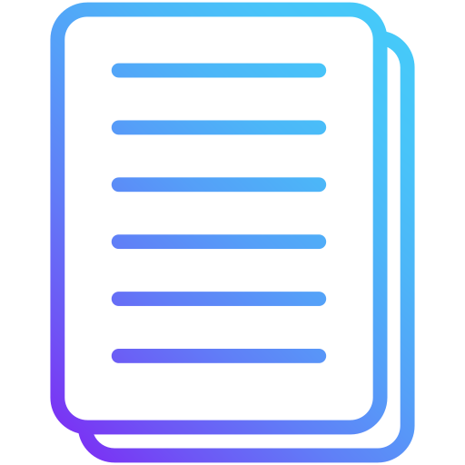 Assignment Generic Gradient icon