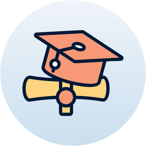 graduación icono gratis