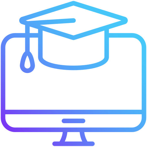 graduação online grátis ícone graduação online grátis ícone