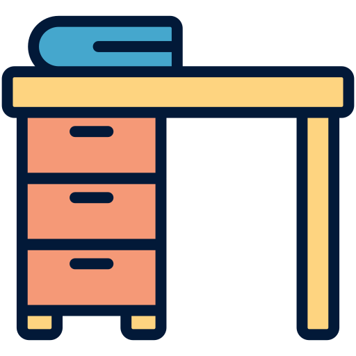 Desk - Free furniture and household icons