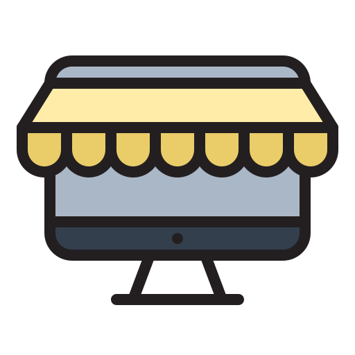 tienda online icono gratis