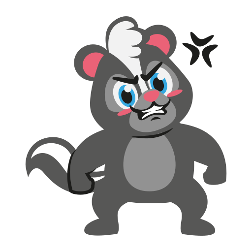 Angry free sticker Angry free sticker