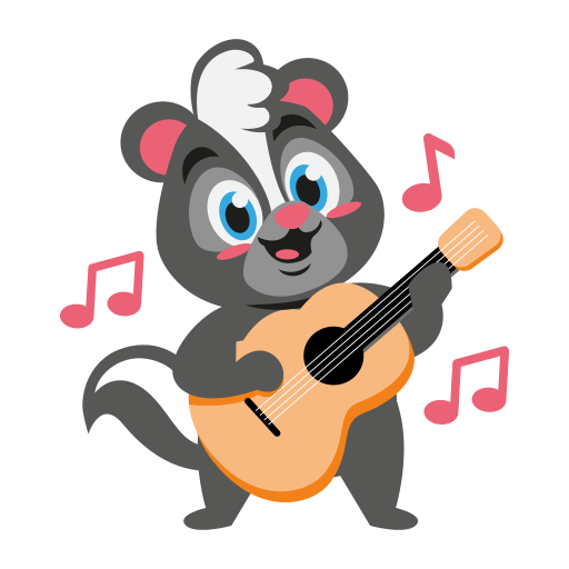 música de guitarra grátis figurinha