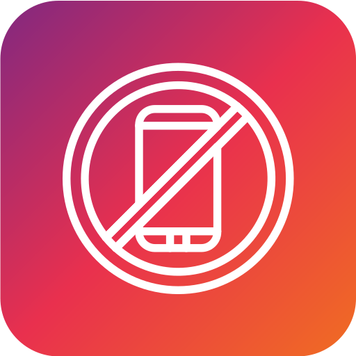 pas de téléphone Icône gratuit