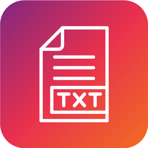 txt icono gratis