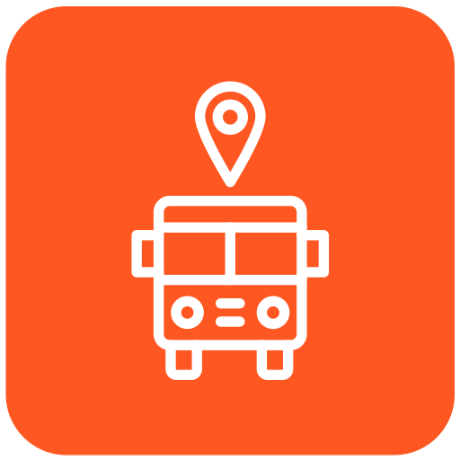 estación de autobuses icono gratis
