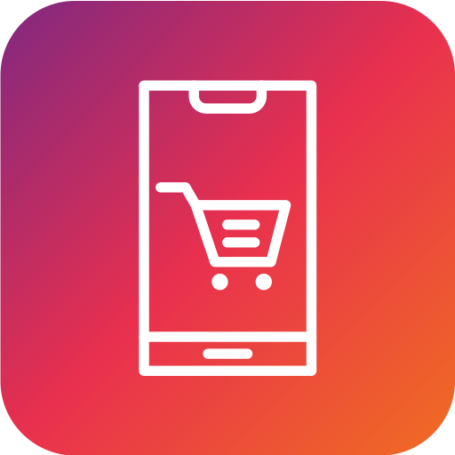 compras móviles icono gratis