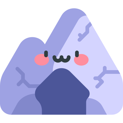 Cave Kawaii Flat icon