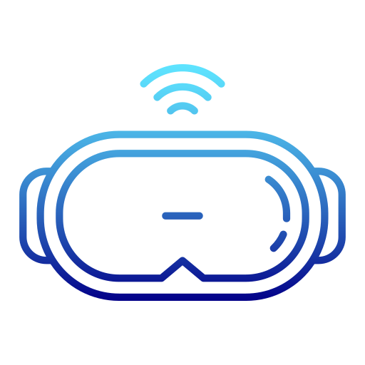 vidrio de realidad virtual icono gratis