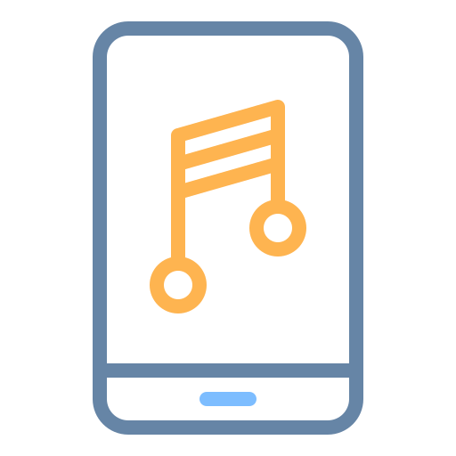 aplicación de música icono gratis