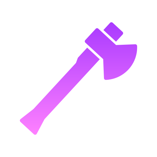 Axe Generic Flat Gradient icon